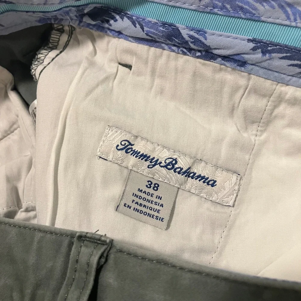 Tommy Bahama Boracay Chino Shorts Men's Size 38 Lot of 3 Flat Front Green Tan